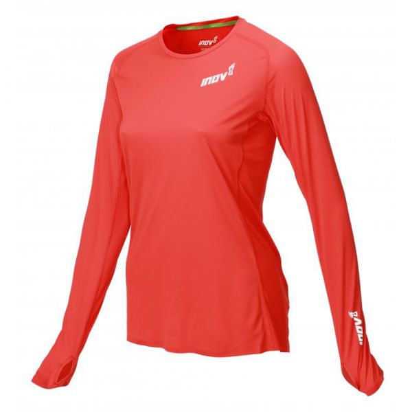 Лонгслів для бігу INOV-8 Base Elite жіночий червоний