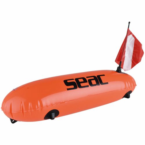 Буй для дайвінгу Seac TORPEDO з линем червоний 25 м