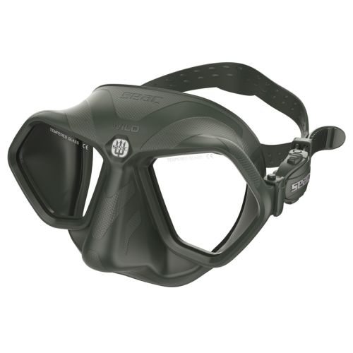 Маска для дайвінгу Seac WILD ANTIFOG GREEN темно-зелена силікон темно-зелений