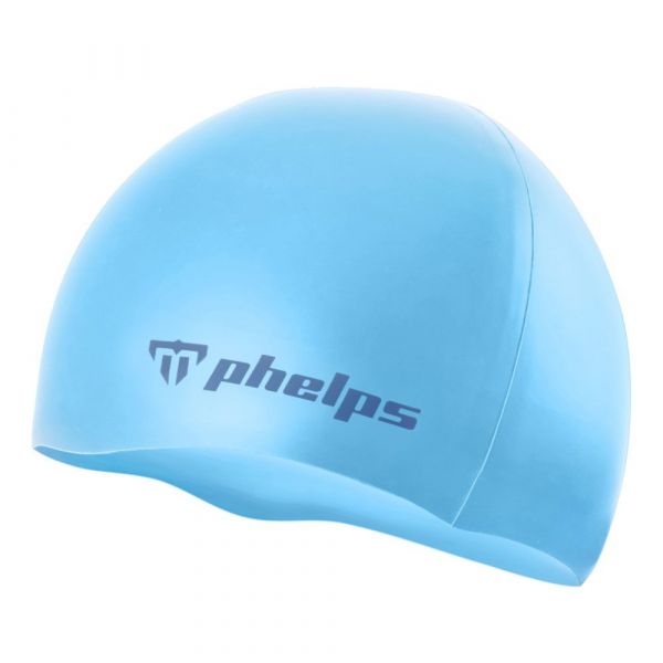 Шапочка для плавання Phelps CLASSIC JUNIOR блакитна