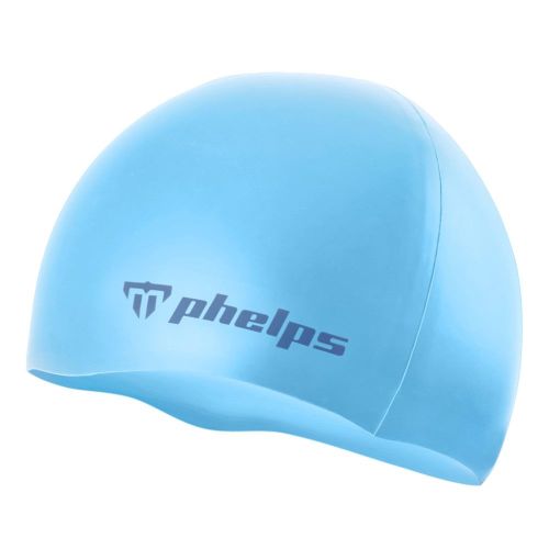 Шапочка для плавання Phelps CLASSIC JUNIOR блакитна