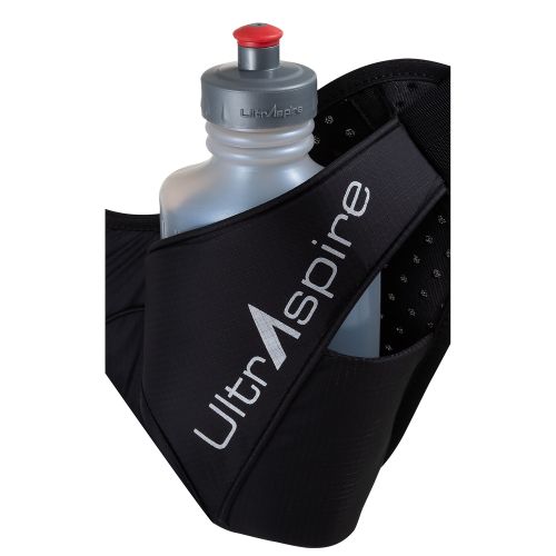 Пояс для бігу UltrAspire Essential Bottle 2,0 з флягою чорний