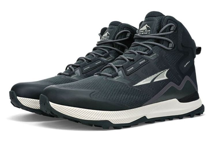 Кросівки для трекінгу чоловічі Altra Lone Peak ALL-WTHR Мid 2 мембранні чорний