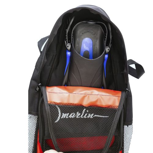 Сумка для ласт Marlin WAVE 55 (чорно-червоний)