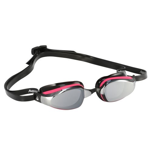 Окуляри для плавання Phelps K180 LADY рожево-чорні лінзи дзеркальні
