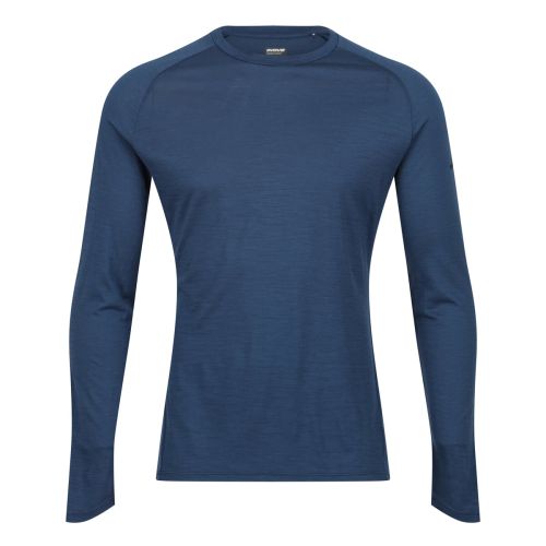Термокофта для бігу Inov-8 Merino Long Sleeve T-Shirt чоловіча синій