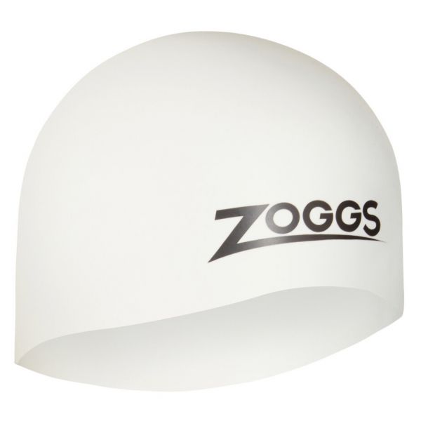 Шапочка для плавання Zoggs Easy-fit Silicone Cap біла