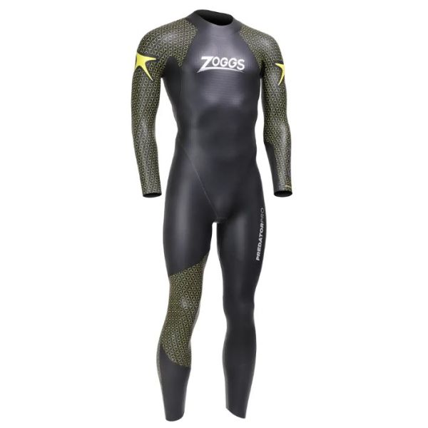 Гідрокостюм для триатлону Zoggs Predator pro FS 4.3.2.1,5 mm чорно-жовтий чоловічий