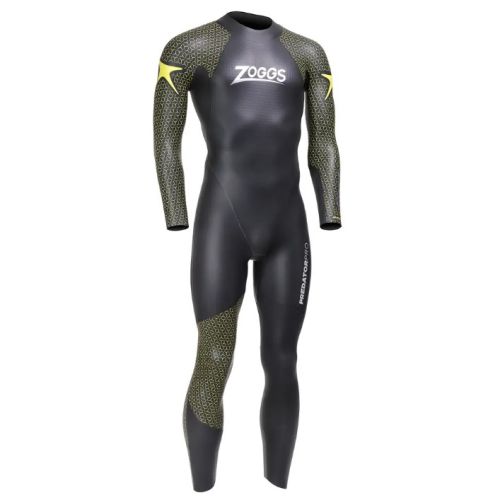 Гідрокостюм для триатлону Zoggs Predator pro FS 4.3.2.1,5 mm чорно-жовтий чоловічий