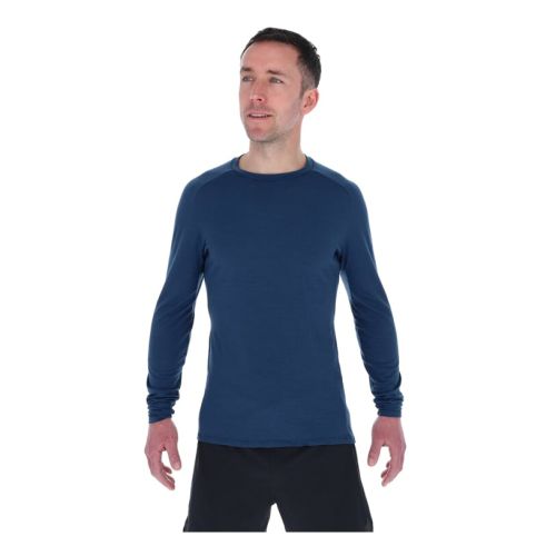 Термокофта для бігу Inov-8 Merino Long Sleeve T-Shirt чоловіча синій