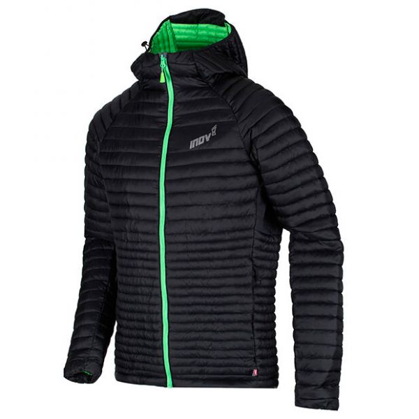 Куртка для бігу зимова Inov-8 Termoshell Pro FZ чоловіча чорно-зелений