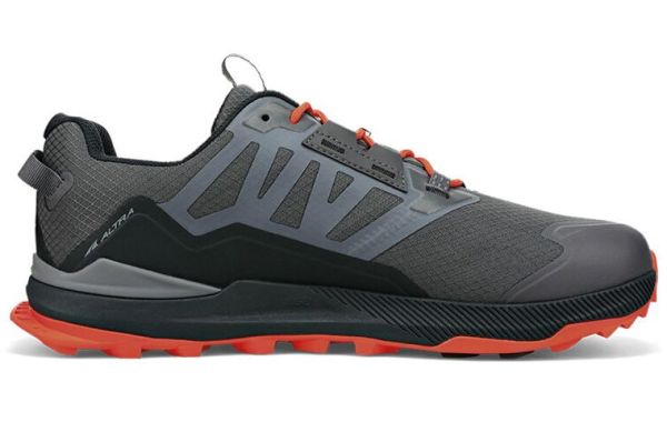 Кросівки для трейлу чоловічі Altra Lone Peak ALL-WTHR Low 2 мембранні сіро-помаранчевий