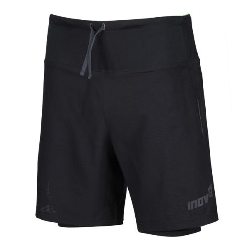 Шорти для бігу INOV-8 TrailFly Ultra 7 2in1 чоловічі чорний
