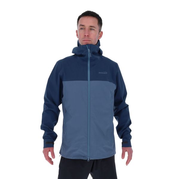 Куртка мембранна для бігу Inov-8 VentureLite Jacket FZ чоловіча синій