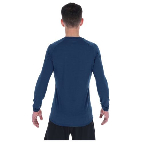 Термокофта для бігу Inov-8 Merino Long Sleeve T-Shirt чоловіча синій