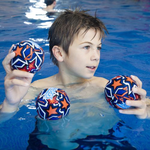 М'ячі тренувальні для плавання Zoggs Splash Ball сині 3 шт