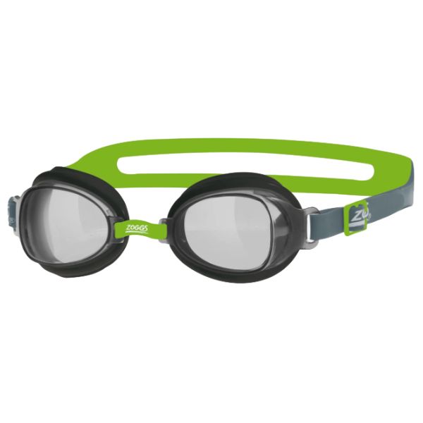 Окуляри для плавання Zoggs Otter сіро-зелені, лінзи темні