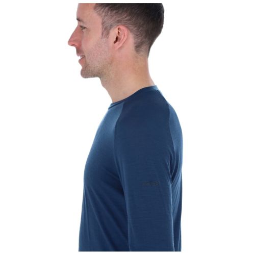 Термокофта для бігу Inov-8 Merino Long Sleeve T-Shirt чоловіча синій