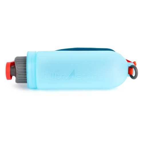 Біговий тримач на руку з флягою UltrAspire Handheld Emerald F 250 мл 2.0 блакитний
