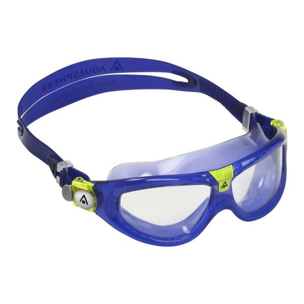 Окуляри для плавання Aquasphere Seal Kid 2 фіолетово-салатові лінзи прозорі