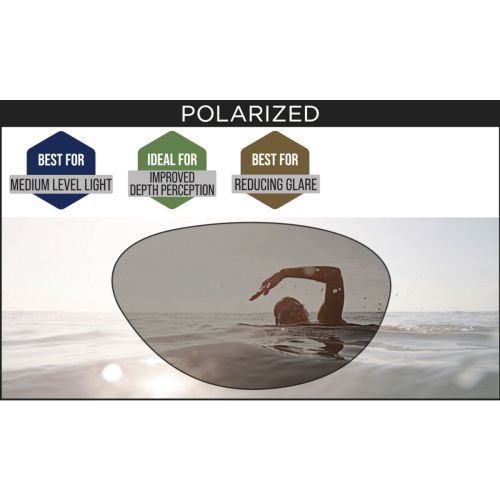 Окуляри для плавання Zoggs Predator Flex Polarized (синьо-білий)