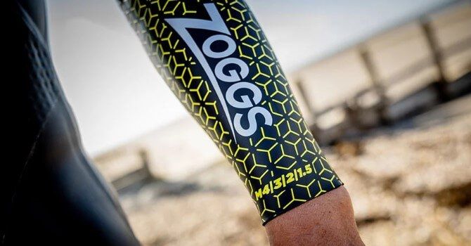 Гідрокостюм для триатлону Zoggs Predator pro FS 4.3.2.1,5 mm чорно-жовтий чоловічий