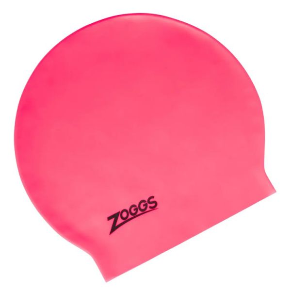 Шапочка для плавання Zoggs Long Hair Latex Cap рожева