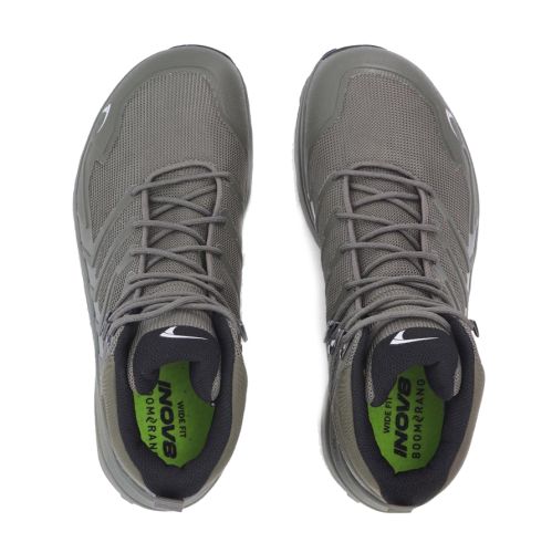 Кросівки для бігу Inov-8 Roclite Max Mid GTX трейлові чоловічі темно-зелений