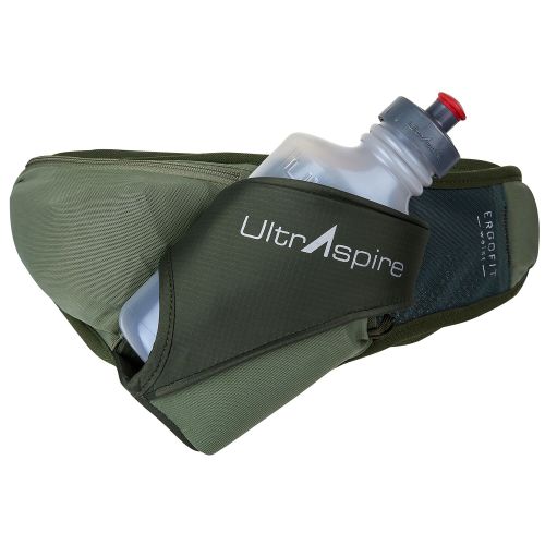 Пояс для бігу UltrAspire Synaptic 3,0 з флягою темно-зелений