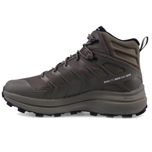 Кросівки для бігу Inov-8 Roclite Max Mid GTX трейлові чоловічі темно-зелений