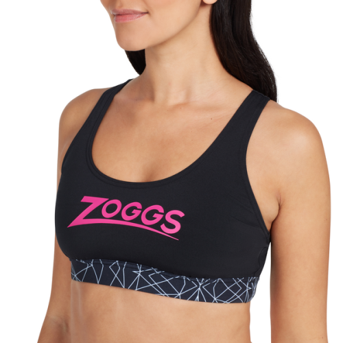 Купальник для басейну Zoggs Actionback 2 Piece чорний
