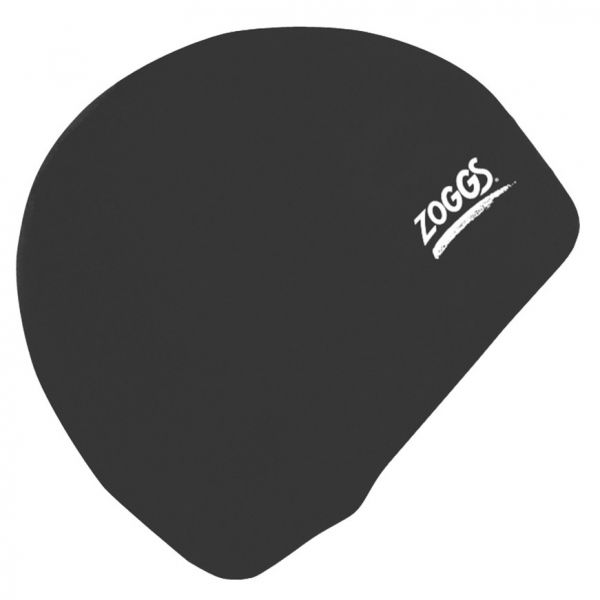 Шапочка для плавання Zoggs Latex Cap чорна
