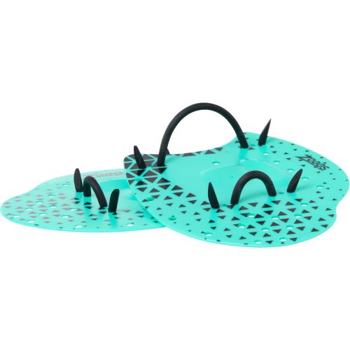 Лопатки для плавання Zoggs Flat Hand Paddles блакитно-чорні