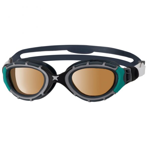Окуляри для плавання Zoggs Predator Flex Polarized Ultra розмір R чорно-зелений