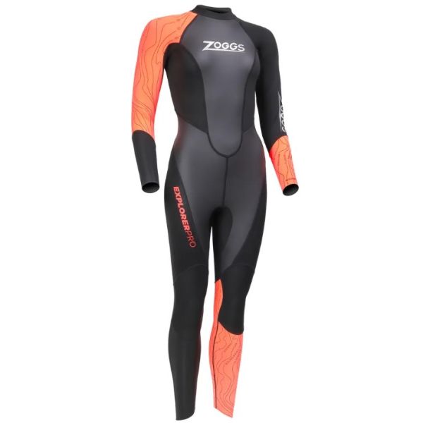 Гідрокостюм для триатлону Zoggs Explorer Pro FS 2,5.2 mm чорно-червоний жіночий