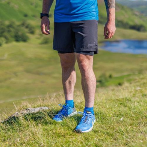 Шорти для бігу INOV-8 TrailFly Ultra 7 2in1 чоловічі чорний