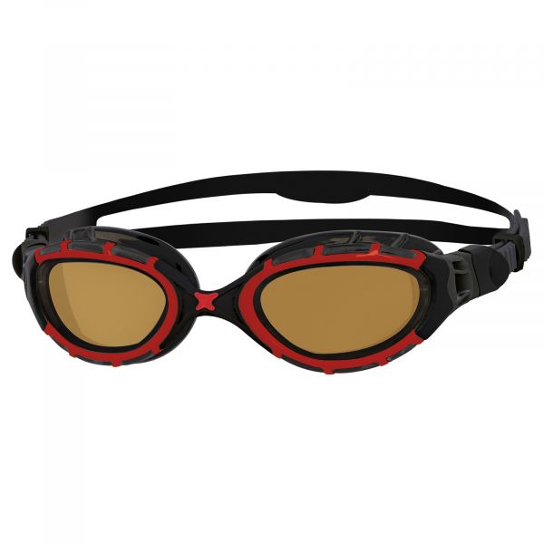 Окуляри для плавання Zoggs Predator Flex Polarized Ultra чорно-червоні S