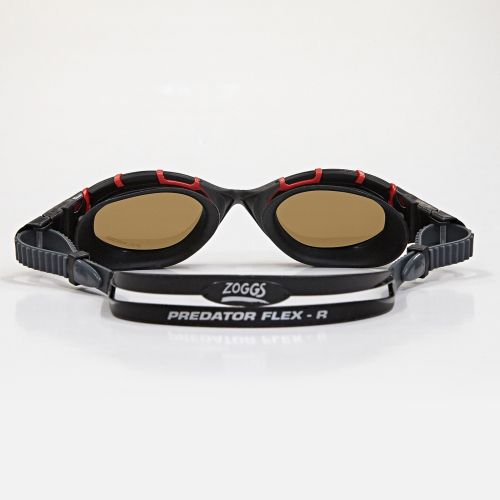 Окуляри для плавання Zoggs Predator Flex Polarized Ultra чорно-червоні S