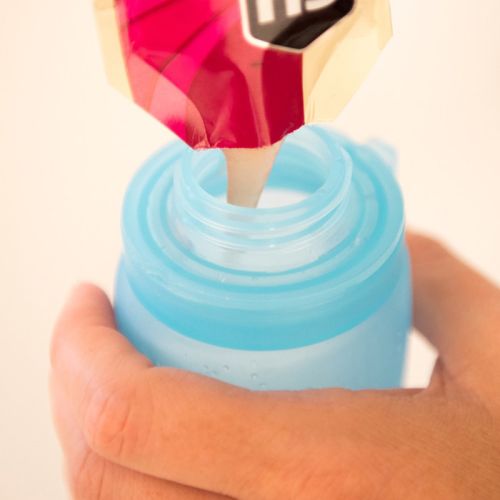 Фляга м'яка UltrAspire Ultraflask Formula 250 мл з відкидною кришкою блакитна