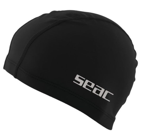 Шапочка для басейну Seac High Stretch Comfort (чорний)