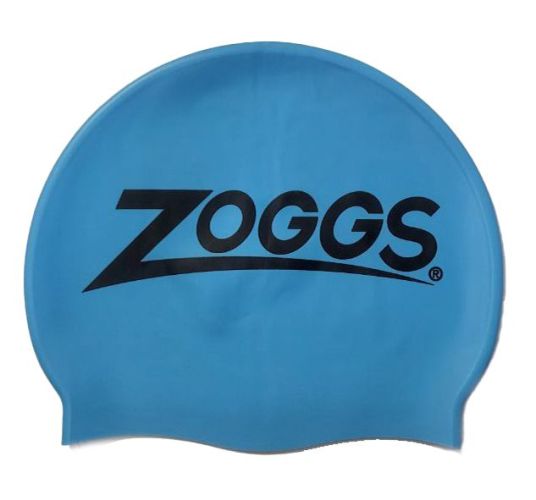 Шапочка для плавання Zoggs Silicone Cap з прапором України (синій)