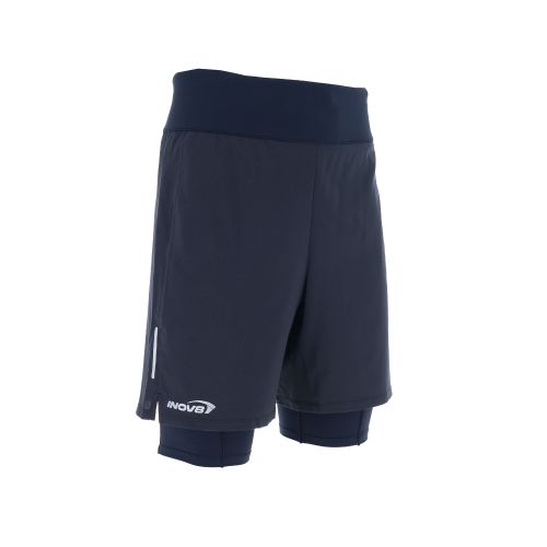 Шорти для бігу INOV-8 Airlite 2in1 чоловічі чорний
