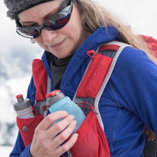 Фляга м'яка UltrAspire Ultraflask Formula 250 мл з відкидною кришкою блакитна