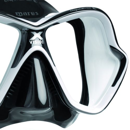 Маска для дайвінгу Mares X-Vision Ultra чорно-біла