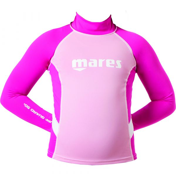 Реглан сонцезахисний Mares Rash Guard  Junior дитячий рожевий
