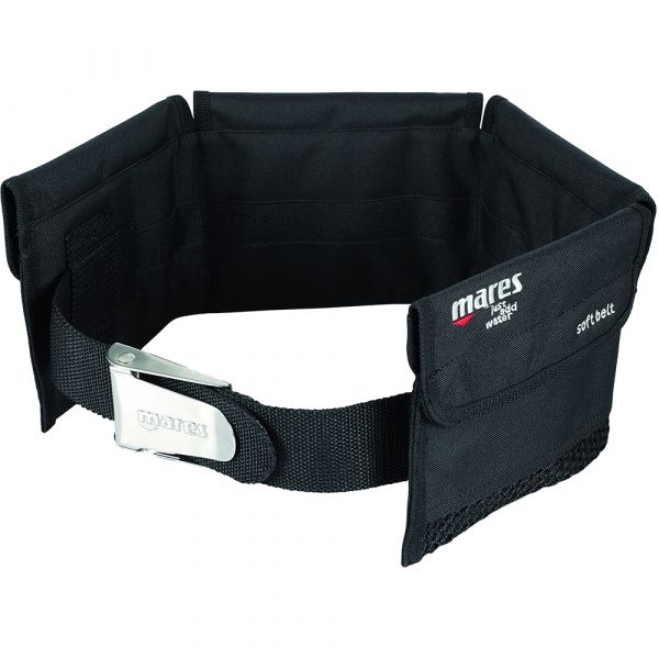Ремінь для дайвінгу Mares Soft Weight Belt з кишенями
