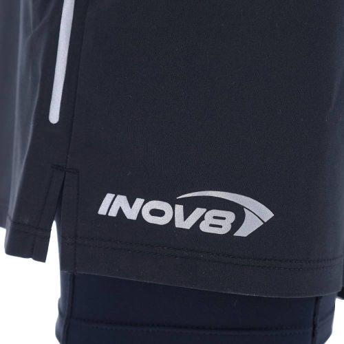 Шорти для бігу INOV-8 Airlite 2in1 чоловічі чорний