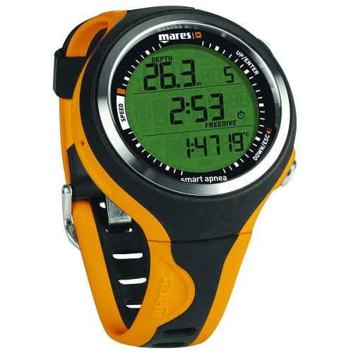 Декомпрессиметр для підводного полювання Mares Smart Apnea чорно-помаранчевий