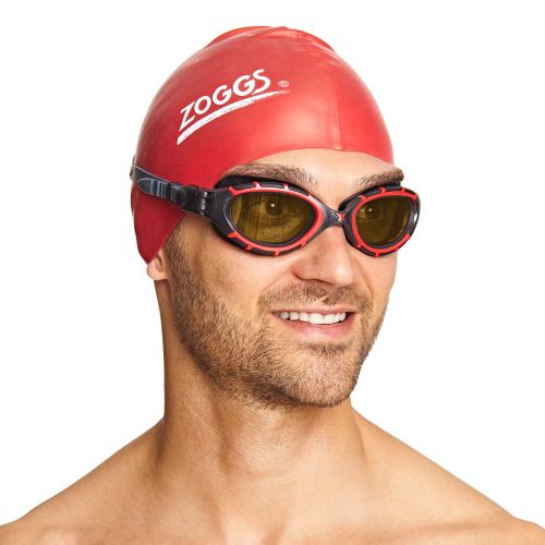 Окуляри для плавання Zoggs Predator Flex Polarized Ultra чорно-червоні S