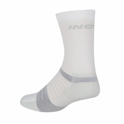 Шкарпетки для бігу Inov-8 Active High біло-сірі унісекс